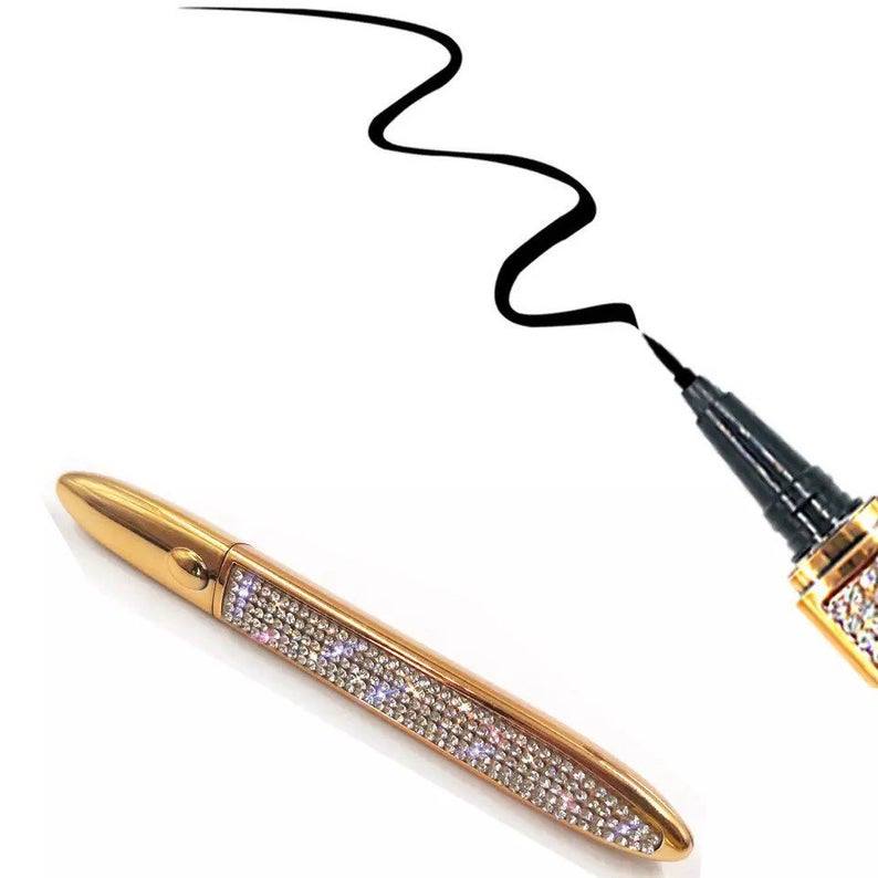 2 in 1 Eyeliner Glue Pen Rose Gold Bling