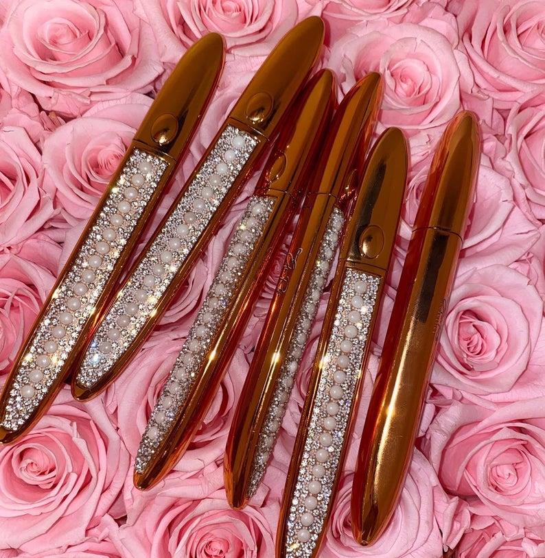 2 in 1 Eyeliner Glue Pen Rose Gold Pearls