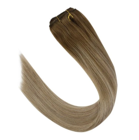 #6/18/22 Balayage Clip in Extensions