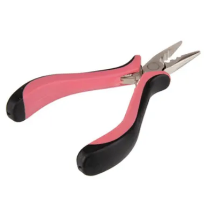 Pretty in Pink Handle Hair Extension Pliers