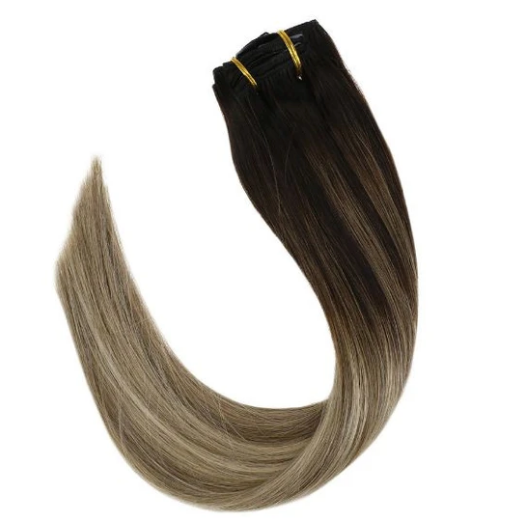#3/8a/18b Balayage Clip In Extensions
