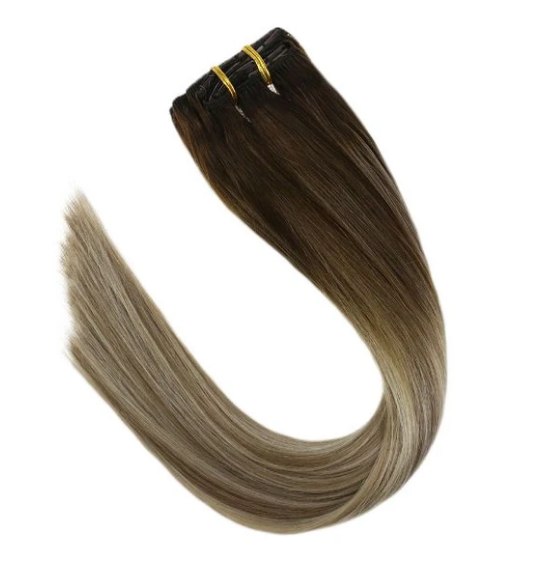 #4/16/60 Balayage Clip In Extensions