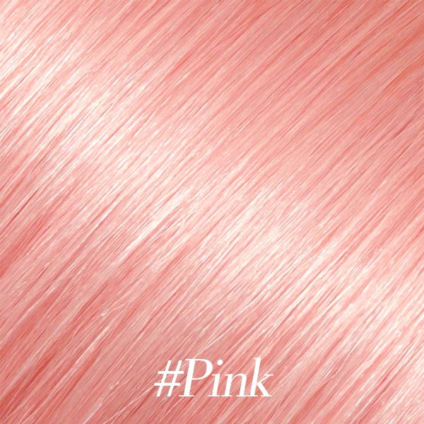 #PrettyInPink Tape In Solid Colour Extensions