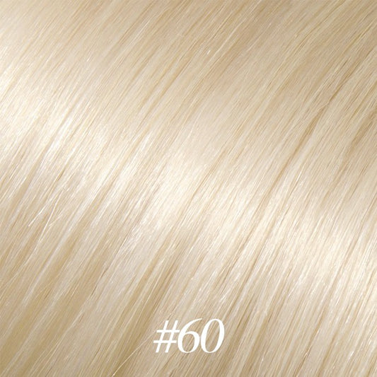 #60 Lightest Blonde Tape In Solid Colour Extensions