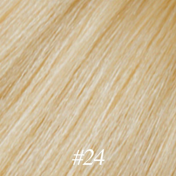 #24 Creamy Blonde Tape In Solid Colour Extensions