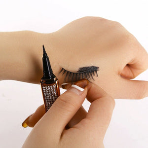 2 in 1 Eyeliner Glue Pen Rose Gold Bling