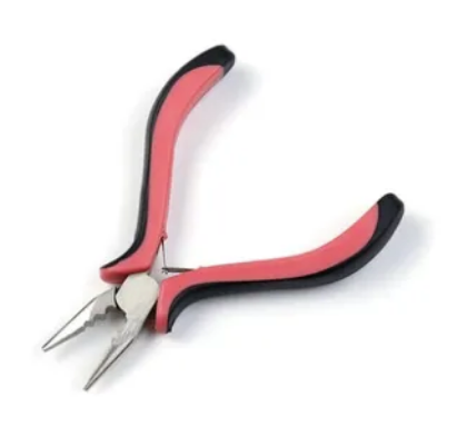 Pretty in Pink Handle Hair Extension Pliers