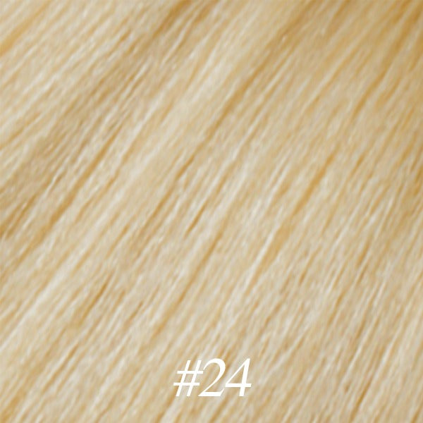 #24 Creamy Blonde Seamless Clip In Extensions
