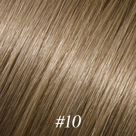 #10 Light Ash Brown Seamless Clip In Extensions