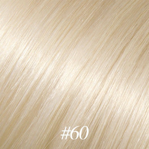 #60 Lightest Blonde Tape In Solid Colour Extensions