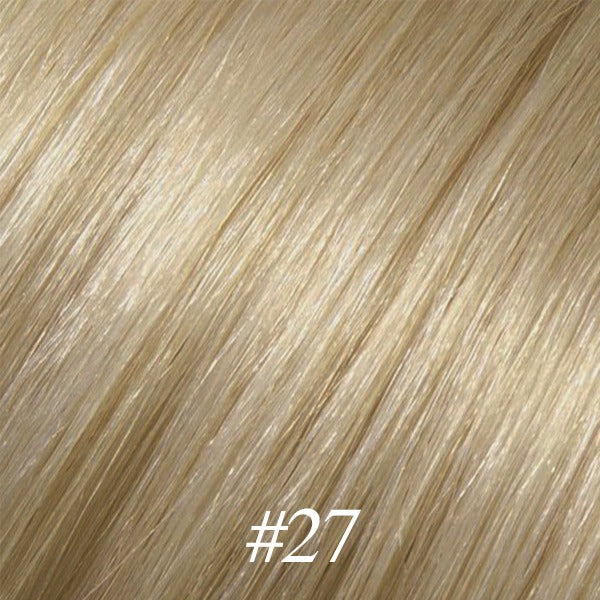 #27 Cinnamon Blonde Seamless Clip In Extensions